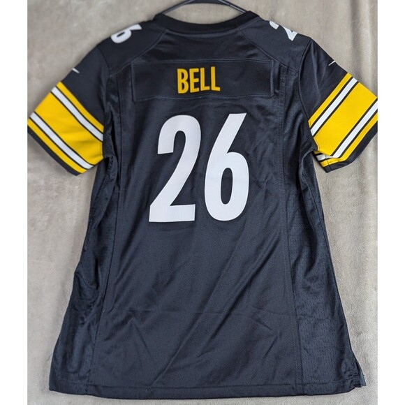 Pittsburgh Steelers NFL Black #26 LeVon Bell jersey  SZ Youth Medium - Picture 5 of 11
